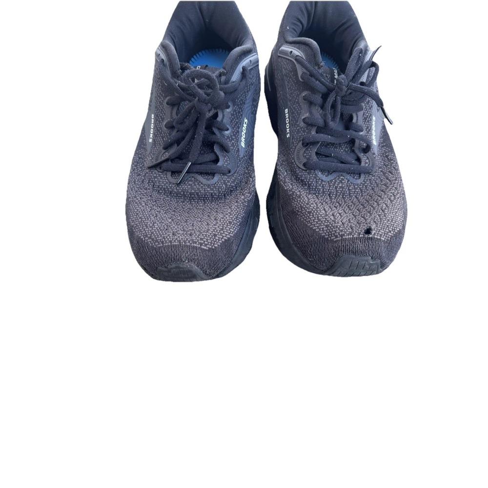Brooks Ghost Max Men 9 Shoes Running 1104061D020 Black Gray Sneaker Gym Athletic - Picture 4 of 11
